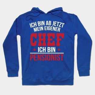 Ich bin pensionist (white) Hoodie